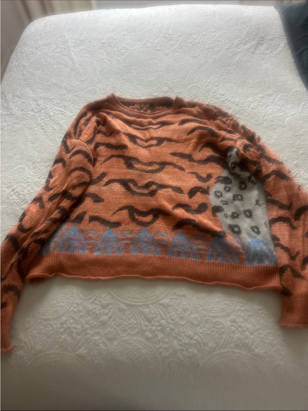 Men’s Kapital Nepal tiger sweater Large size 3 Japan